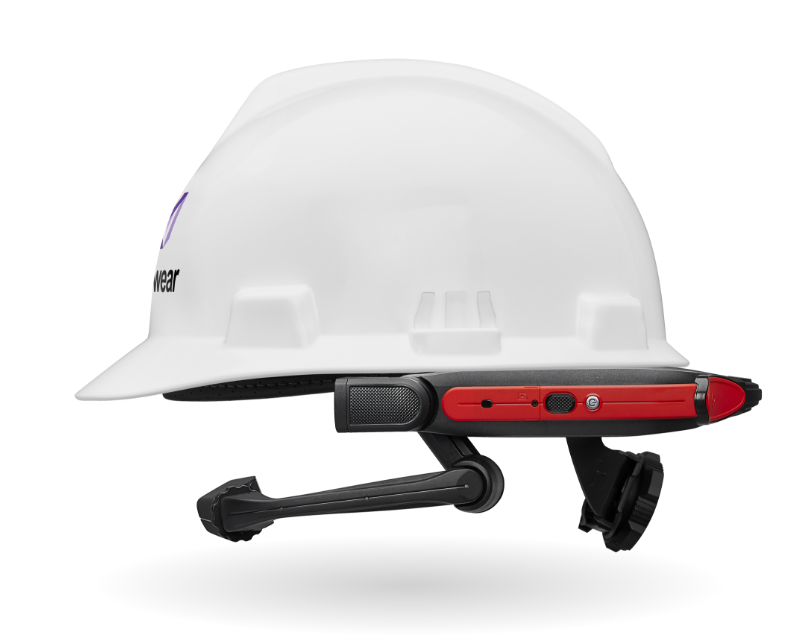 HMT-1 attached to a hard hat