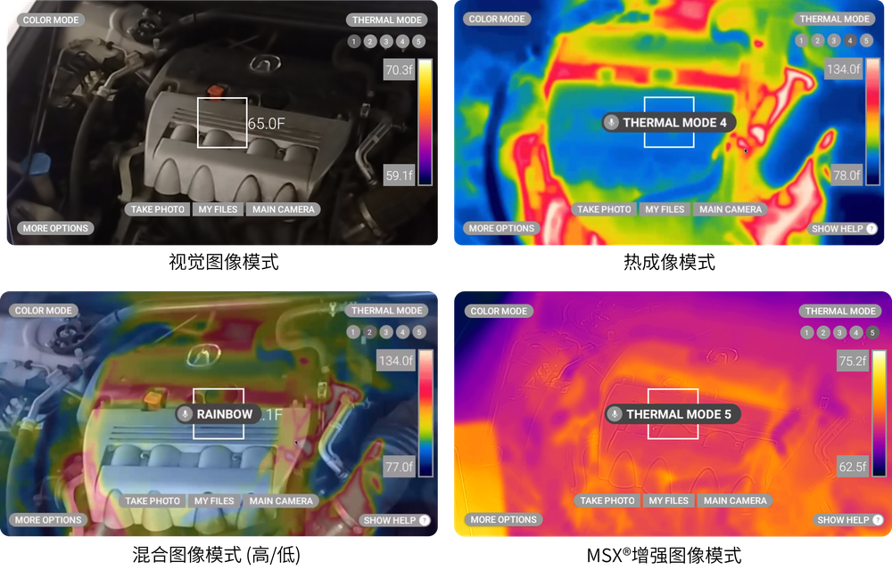 5种热成像模式